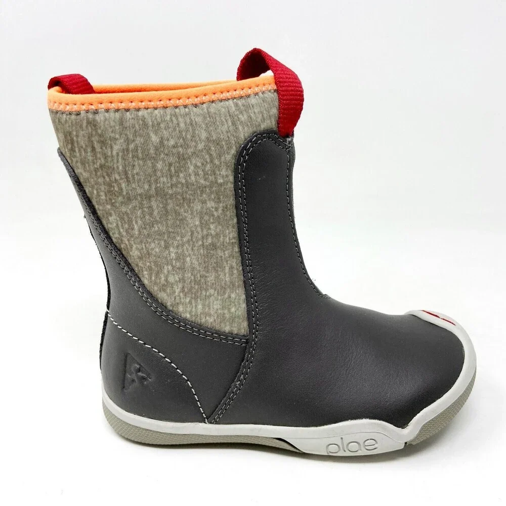 Plae Landyn Ash Grey Baby Toddler Size 8 Boots 120050 024
